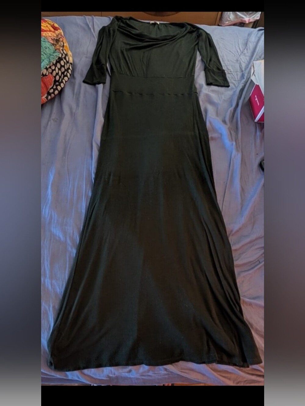 Anthropologie Bordeaux Chic Jersey Maxi Dress